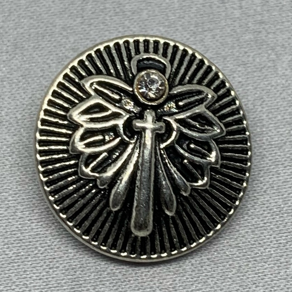 Angel Snap Button Charm